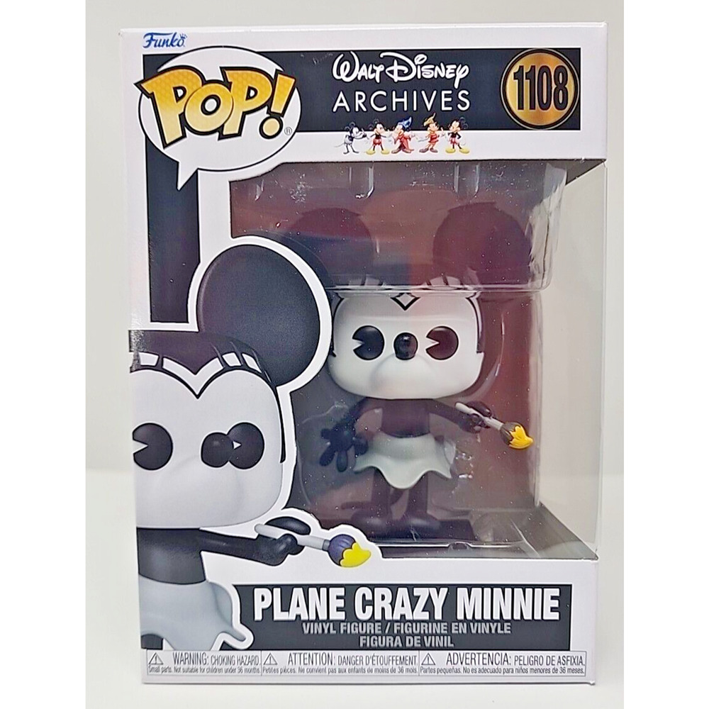 Funko Pop! Walt Disney Archives Plane‎ Crazy Minnie #1108 F37